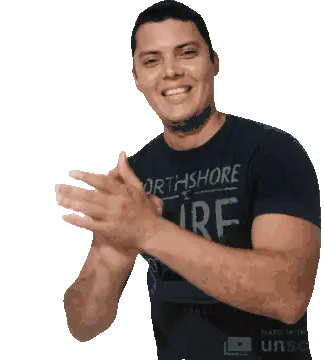 Alex Castro Clapping Enthusiastically