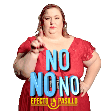 No No No Efecto Pasillo Sticker