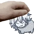 Gubby Paper Headpat Sticker