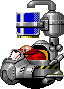 Sonic in Robotnik's Machine Sticker