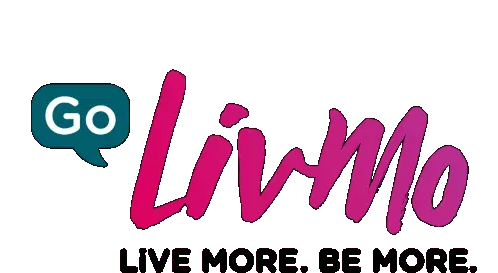 Go Livmo: Live More, Be More Logo Sticker