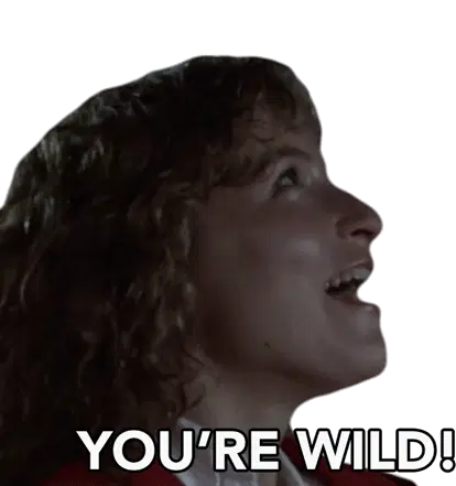 You're Wild! Jennifer Grey Sticker