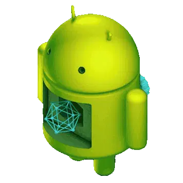 Android Robot Update with Glowing Core