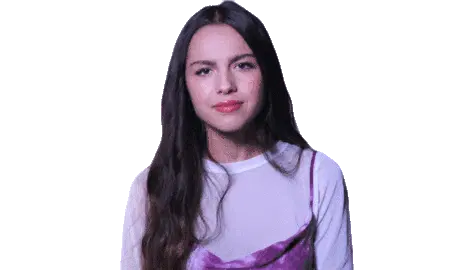 Olivia Rodrigo Shrugs Sticker