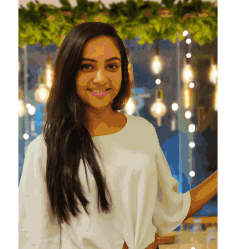 Divya Smiling Beautiful Woman Sticker