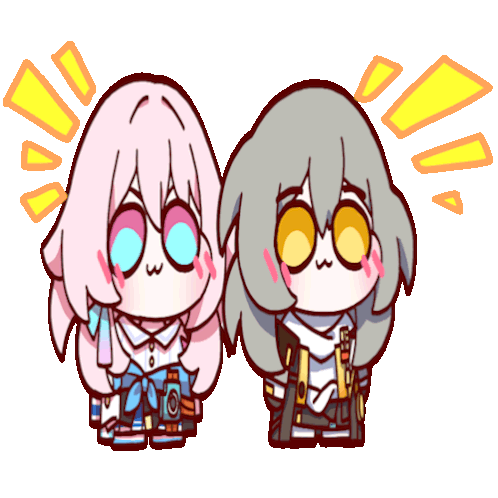 Honkai Star Rail Chibi Girls Animated Sticker
