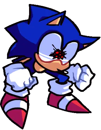 Saster DX Glitchy Sonic EXE FNF Sticker
