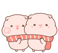 Tkthao219 Piggy Couple Hugging Sticker