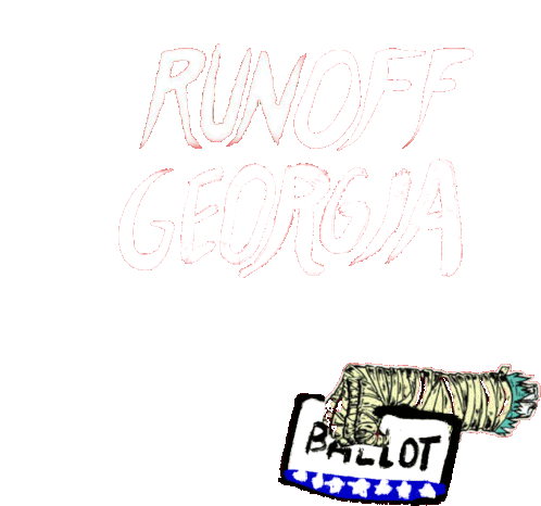Runoff Georgia Run The Jewels Election Sticker