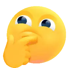 Thinking Face Sus Emoji Sticker