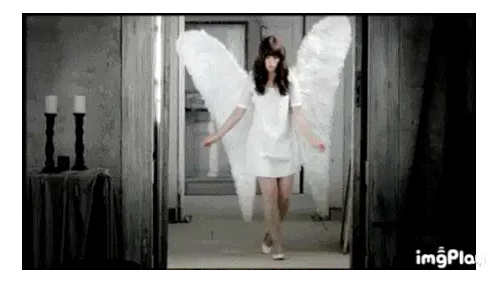 M2m Marit Larsen Angel Wings White Dress