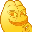 Golden Kek Pepe Sticker