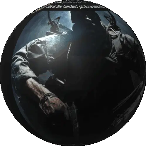 Chud Circle Black Ops Hardest Picture Ever Sticker