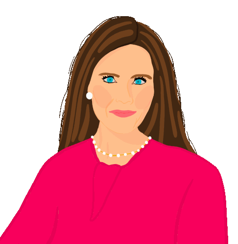 Amy Coney Barrett My Body My Choice Protest Sticker