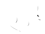 Minimalist Bunny Run Animation Sticker