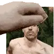 Firador Alejandro Holding Man's Head Sticker