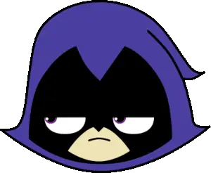 Teen Titans Ravena Animated Sticker