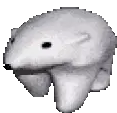 Bearchain Pixel Art Polar Bear