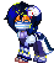 Obanai Iguro Pixel Art Animated Sticker