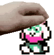 Delta Rune Kris and Ralsei Pixel Art Sticker