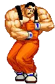 Franco FF Pixel Art Fighter Sticker