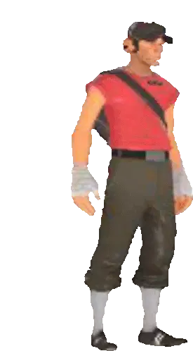 Team Fortress 2 Scout Animated Sticker