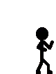 Xiaoxiao Dan Pixel Art Stick Figure Walking
