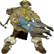 Venture Overwatch Pixel Art Bouncing Sticker