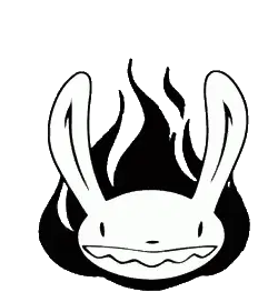 Sam & Max: Flaming Head Max Sticker