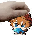 Genshin Impact Childe Headpats Sticker