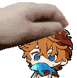 Genshin Impact Childe Headpats Sticker