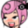 Zu Sticker: Pink-haired girl's changing emotions