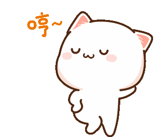 Cute Cat Hmph Gesture Sticker