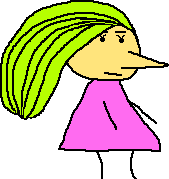 Griddy Lil Griddy: Green Hair Pixel Art Girl