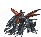 Digimon Grankuwagamon Pixel Art Monster Sticker