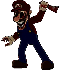 Itsa Me Left with Bloody Knife