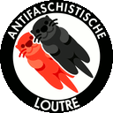 Loutre Antifa Christian Otter Sticker