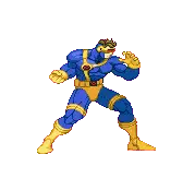 X-Men Cyclops Optic Blast Pixel Art