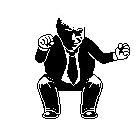 Kamalatale Donald Trump Pixel Art Sticker