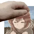 Hetalia Belgium Head Pat Pixel Sticker