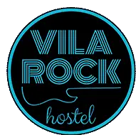 Vila Rock Hostel Logo - Color Changing Sticker
