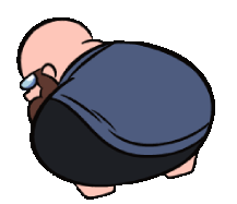 Papa Gut Sus Animated Sticker