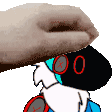 Good Boi Good Proto Patpat Head Sticker