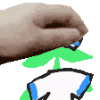 Patting Mal Plant Sticker