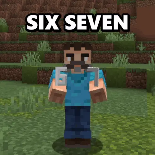67 Six Seven – minecraft memes meme GIF free download no watermark 2026