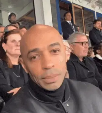 Thierry Henry Laughing