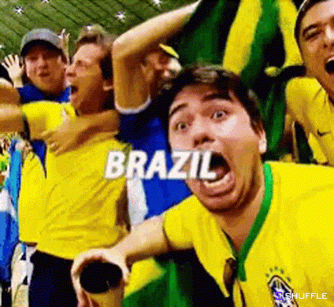 Brazil Football Victory Celebration