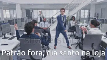 Patrão Fora Dia Santo Na Loja Party