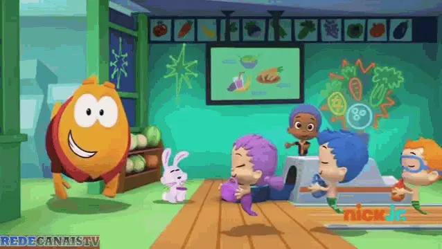 Que Horas São Hora Do Lanche Bubble Guppies