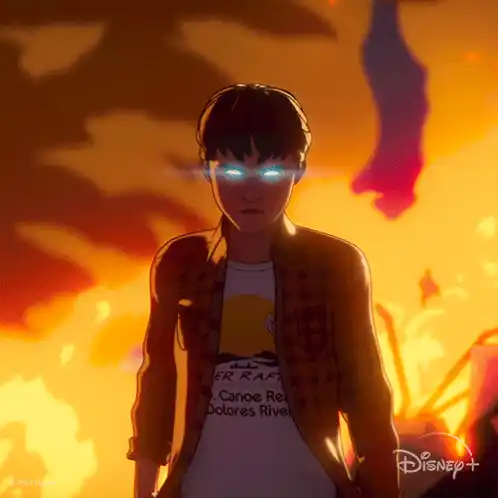 Glowing Eyes Peter Quill